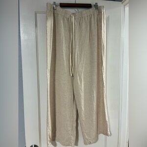 SHEIN Curve Natural Linen Pants (3XL)